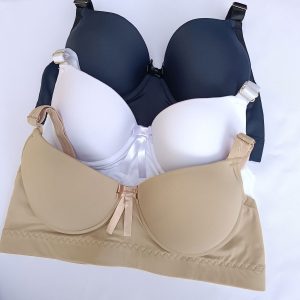 Kit 3 Sutiã Super Reforçado com Bojo Liso Promoção