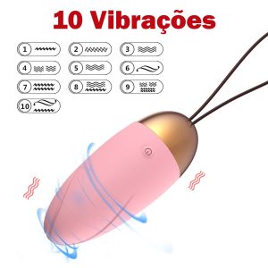 Vibrador Egg a pilha com 10 Vibrações