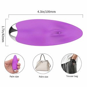 Vibrador de Calcinha Com Estimulador de Clitóris - Imagem 4