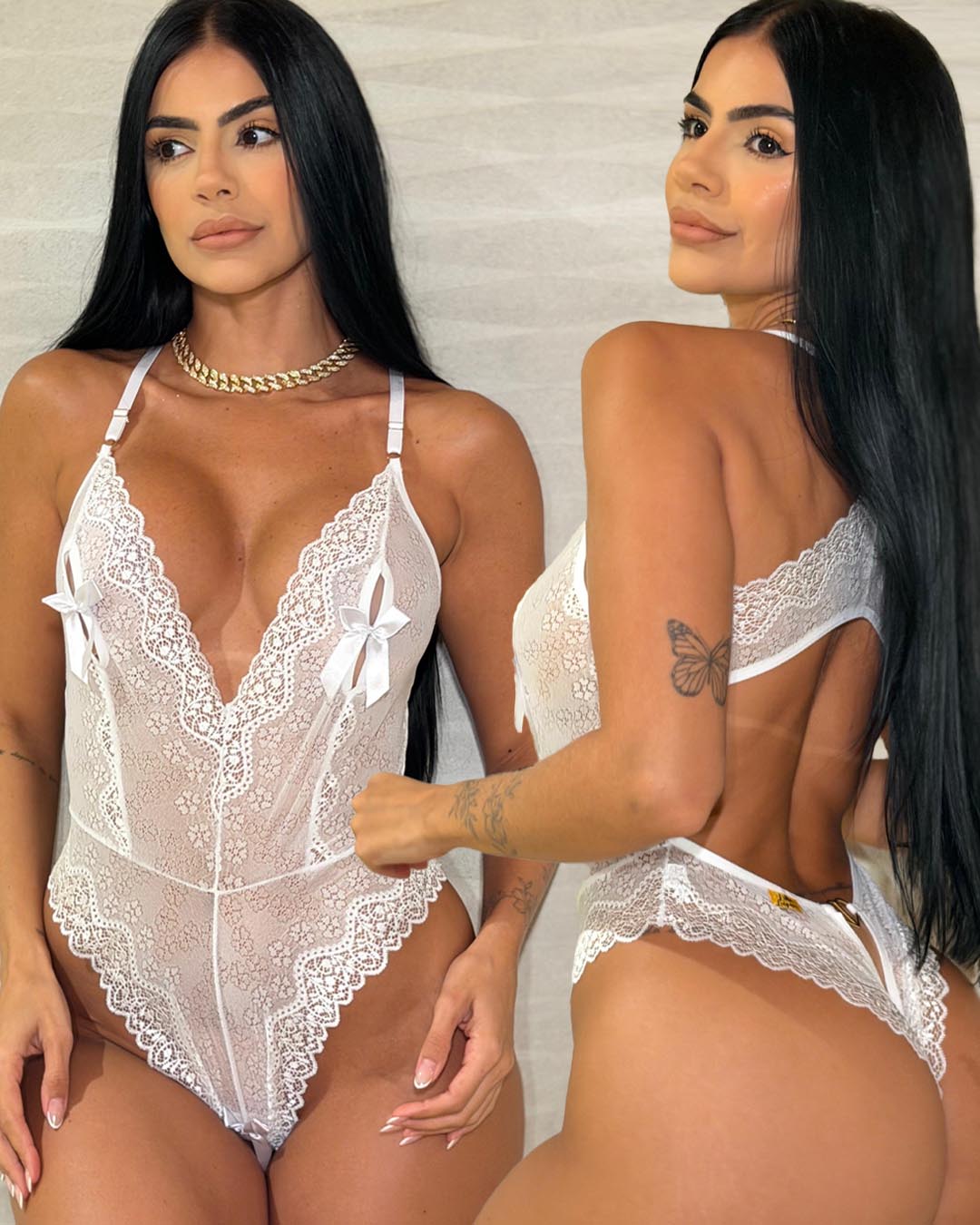 Body Renda Apressadinha - Imagem 4