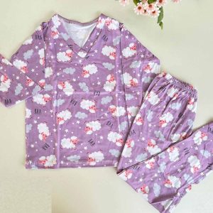Pijama Longo Infantil Suede Giovanna - P, Carneirinho
