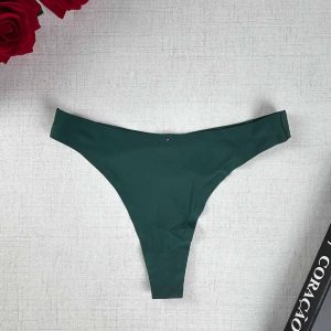 Calcinha Sem Costura Fio Duplo - G, Verde