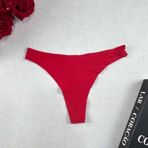 Calcinha Sem Costura Fio Duplo - G, Vermelho
