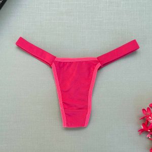 Calcinha Fita Fio Duplo Promoção - Único, Pink