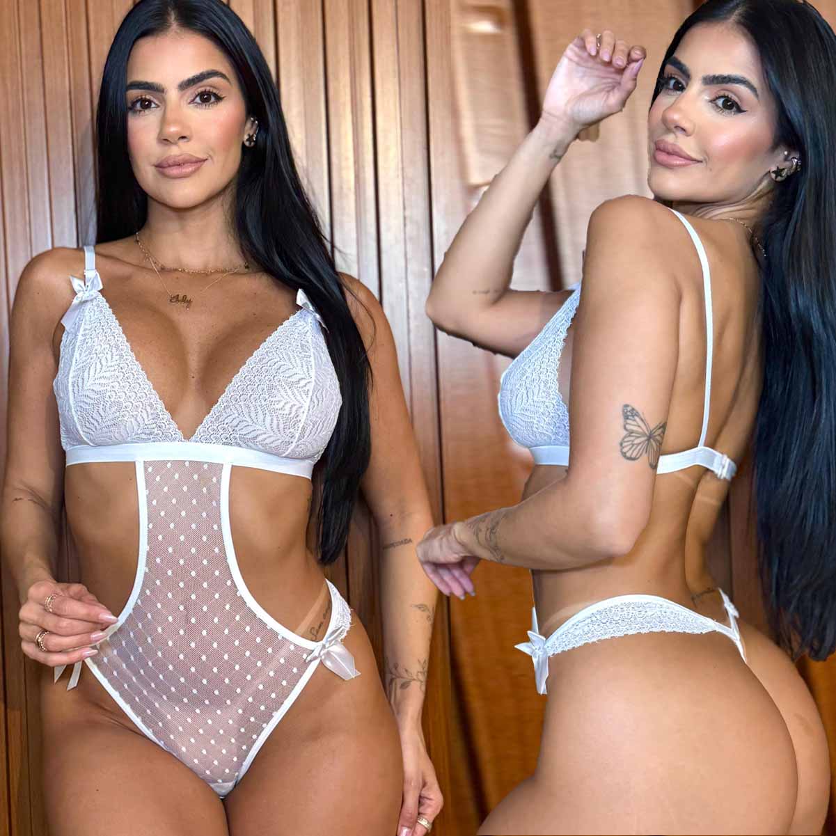 Body Tule Poá Isabella - Imagem 4