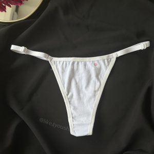 Calcinha Algodão C Regulagem - M, Branco