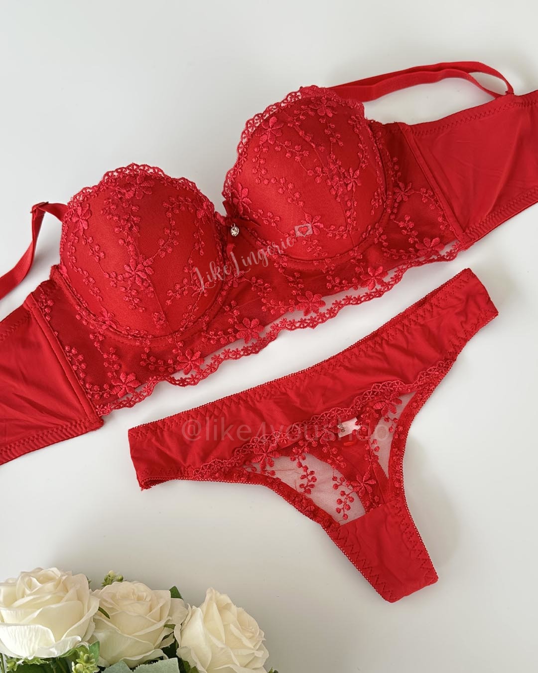 Conjunto Super Luxo Bordado Luane Ref 6968 - Imagem 5