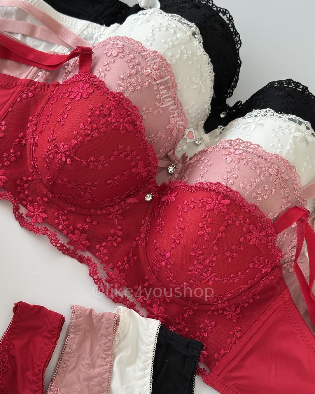 Conjunto Super Luxo Bordado Luane Ref 6968 - Imagem 3