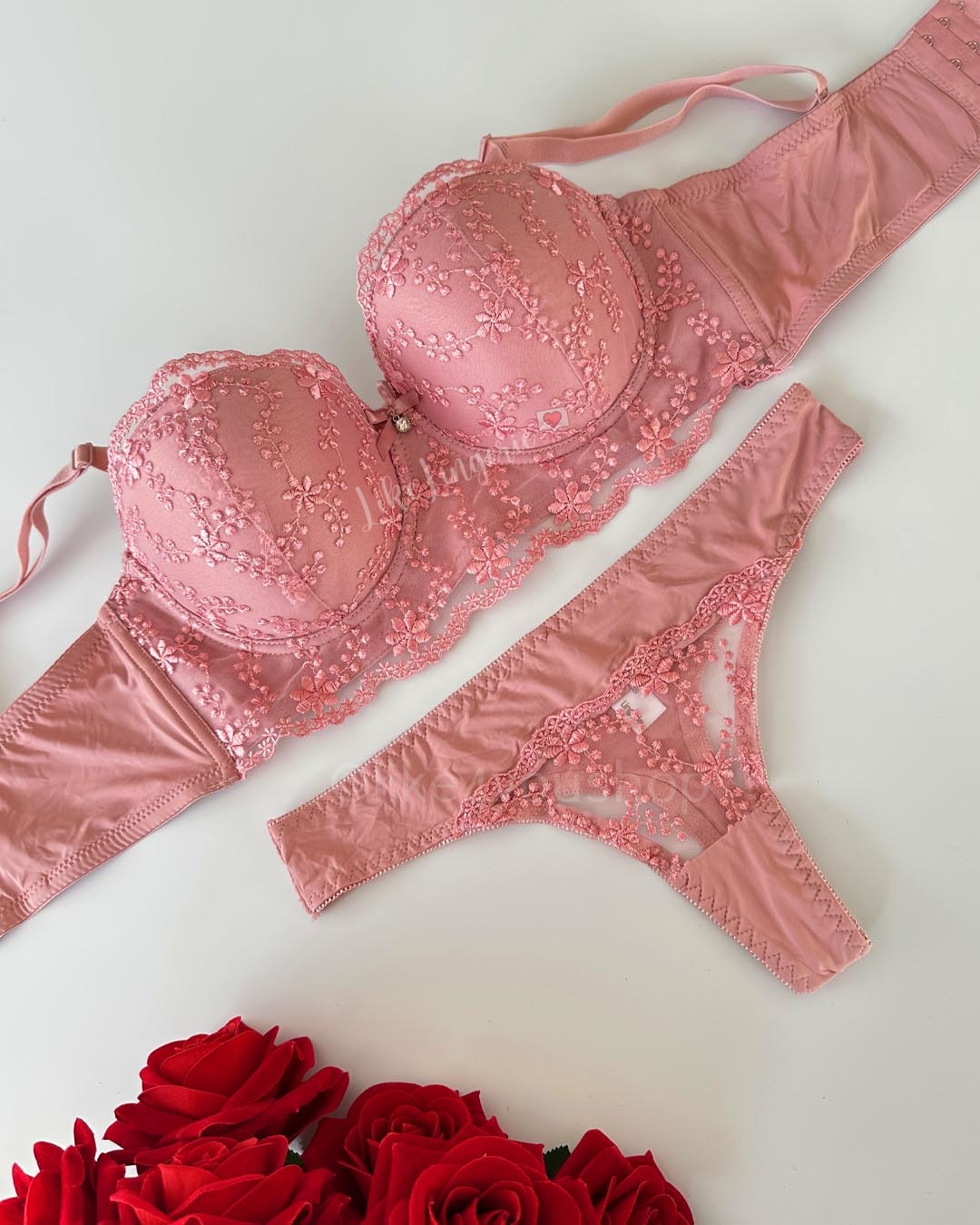 Conjunto Super Luxo Bordado Luane Ref 6968 - Imagem 2