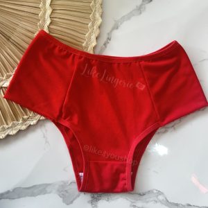Calcinha Cintura Alta Tanga Ref 2305 - G, Vermelho