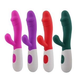 Vibrador de Ponto G e Clitóris Sime 7273-PK