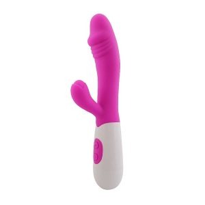 Vibrador de Ponto G e Clitóris Sime 7273-PK - Pink