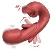 Vibrador de Ponto G e Clitóris com Boca e Dedilhar 8379