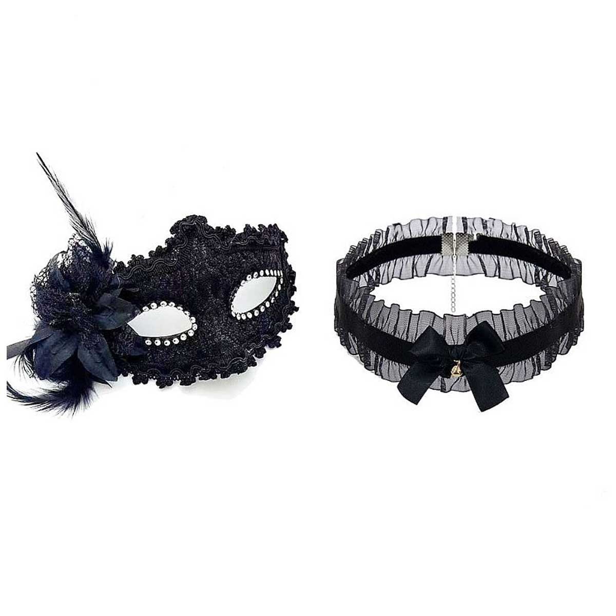 Kit Fetiche Rabo de Raposa com Tiara de Orelhas - Imagem 3