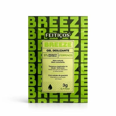 Sachê Breeze Gel Deslizante Com Extratos De Guaraná 3G Feitiços
