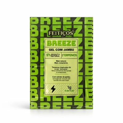 Sachê Breeze Gel Vibrante Com Extratos De Jambú 1G Feitiços