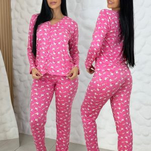 Pijama Americano Inverno Estampado - Imagem 17