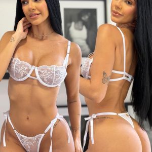 Conjunto Sensual Com Aro Fita Clara