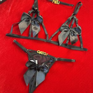 Conjunto Vazado Laço Para Letras