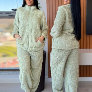 Pijama Inverno Com Ziper Ref 2541 - Imagem 4