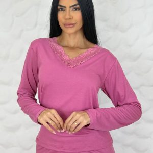 Pijama Inverno Suede Barbara Ref 711 - Imagem 16