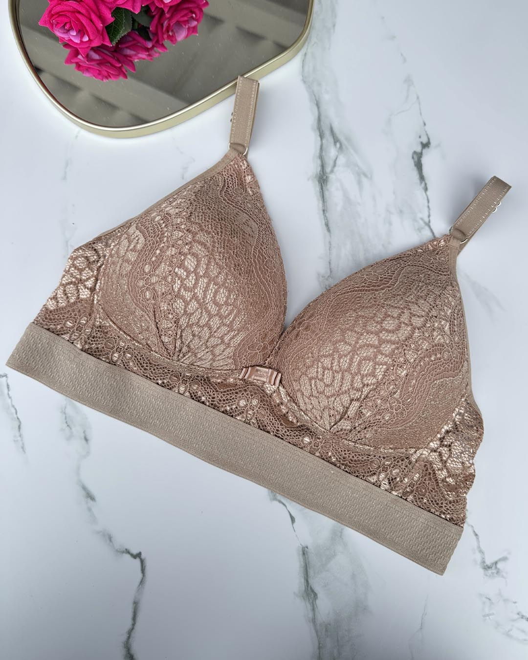 Sutiã Com Bojo Plus Size Com Renda Ref 235 - Imagem 3