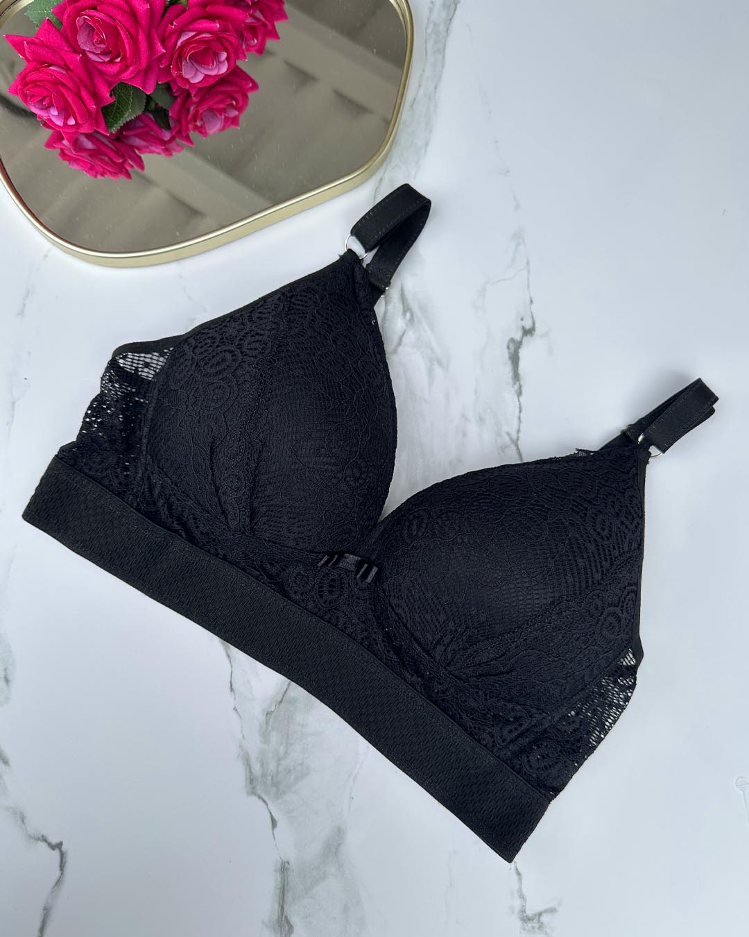 Sutiã Com Bojo Plus Size Com Renda Ref 235 - Imagem 4