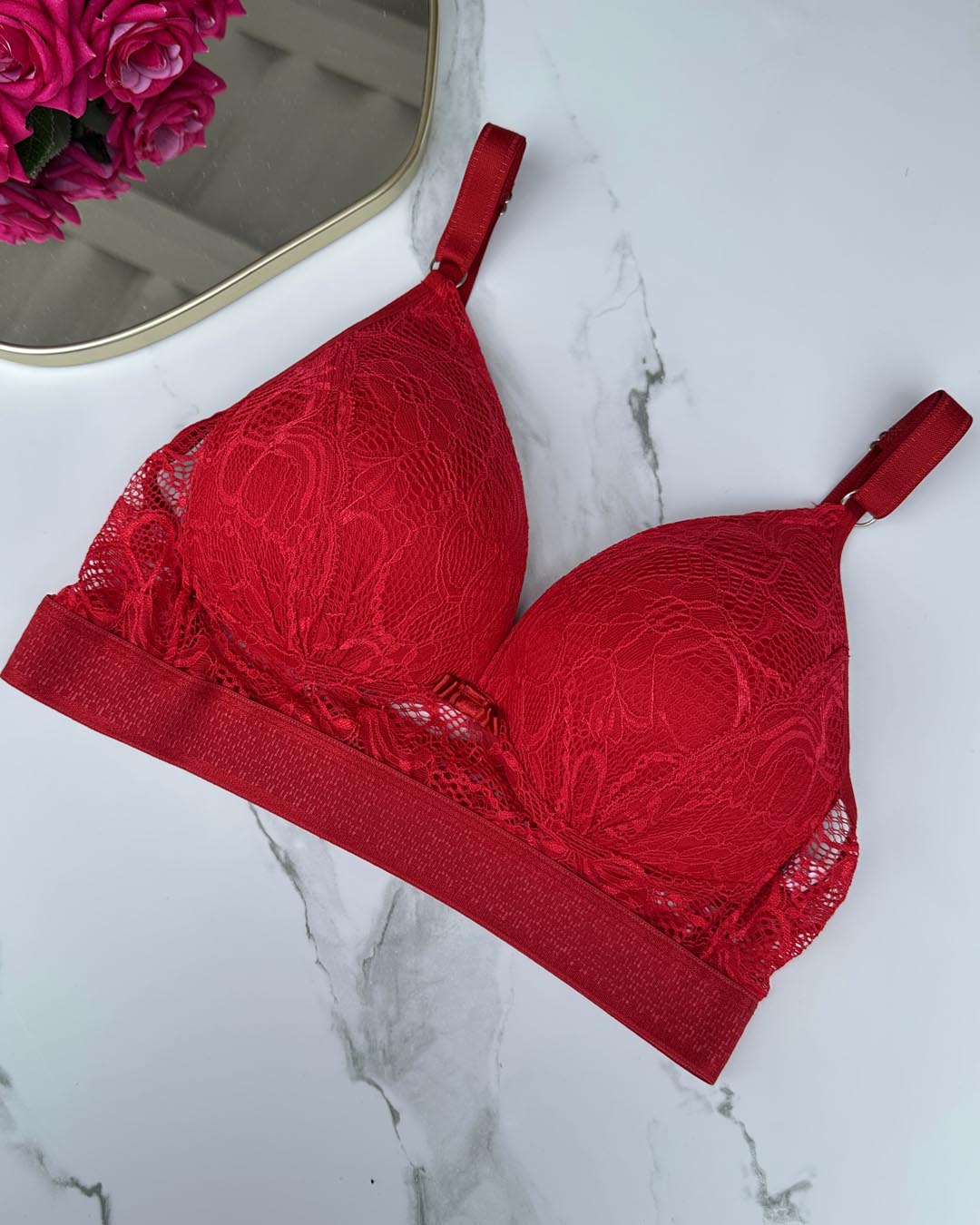 Sutiã Com Bojo Plus Size Com Renda Ref 235 - Imagem 5
