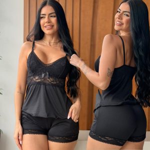 Baby Doll Jady Com Renda Ref 237 - Imagem 10