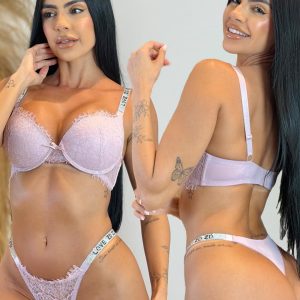 Conjunto Super Luxo Strass Love Ref 8076 - Imagem 4