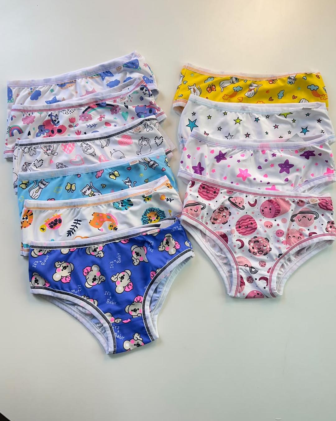 Calcinha Infantil Estampada Ref 147