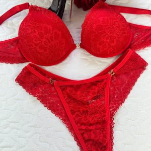 Conjunto Rendado Com Bojo Ref 042 - Imagem 11