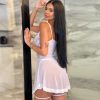 Camisola Sensual Fita Cetim Larissa