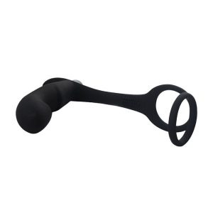 Vibrador de Próstata em Silicone com Anel Duplo 8652 - Imagem 4