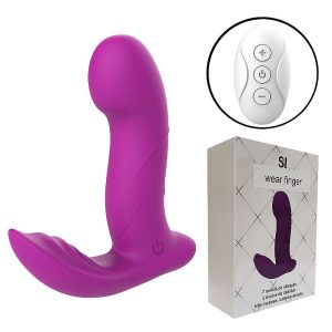 Vibrador de Ponto G e Clitóris Vem cá e controle Remoto 8371