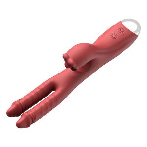 Vibrador de Ponto G e clitóris Duplo - Dedilhar 9940 - Imagem 4